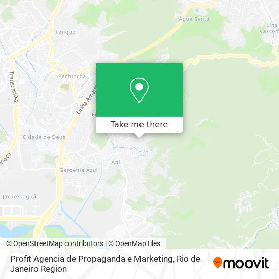 Profit Agencia de Propaganda e Marketing map