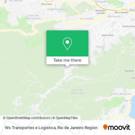 Ws Transportes e Logistica map