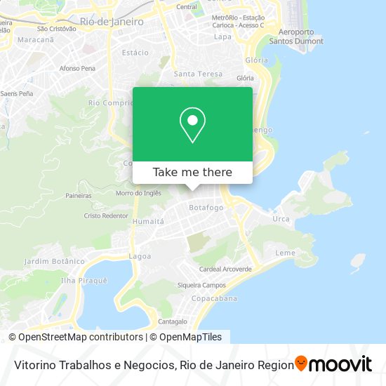 Vitorino Trabalhos e Negocios map