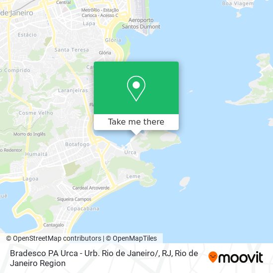 Bradesco PA Urca - Urb. Rio de Janeiro / , RJ map