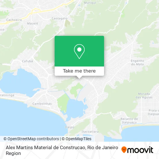 Alex Martins Material de Construcao map