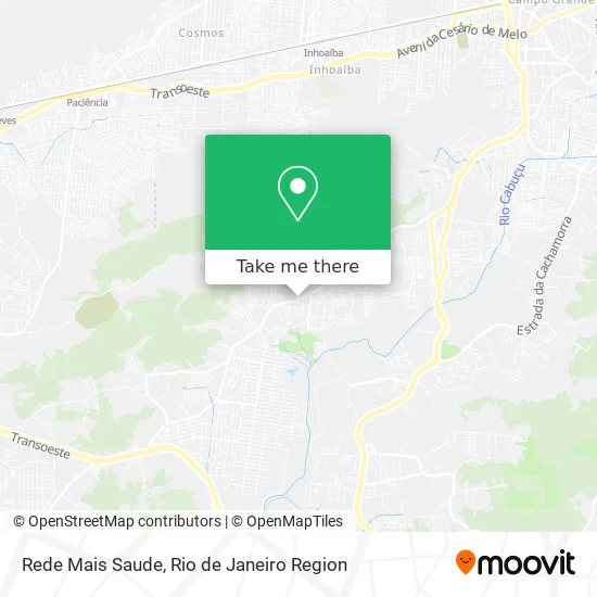 Rede Mais Saude map