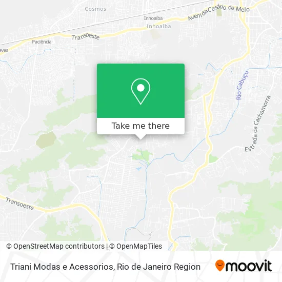 Triani Modas e Acessorios map