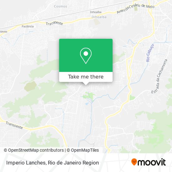 Imperio Lanches map