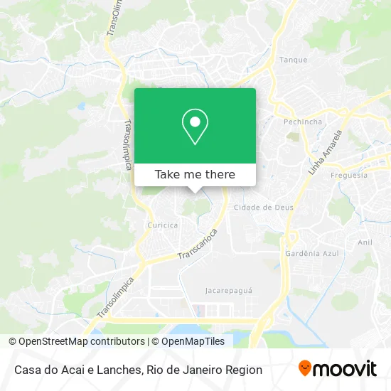 Casa do Acai e Lanches map