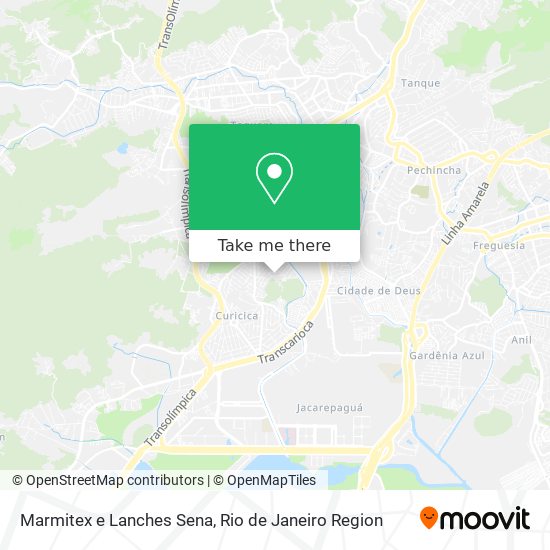 Marmitex e Lanches Sena map