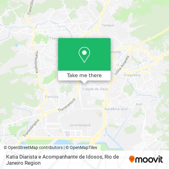 Katia Diarista e Acompanhante de Idosos map