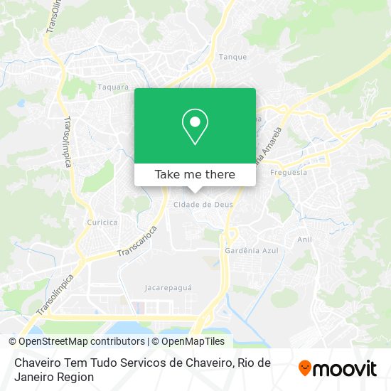 Chaveiro Tem Tudo Servicos de Chaveiro map