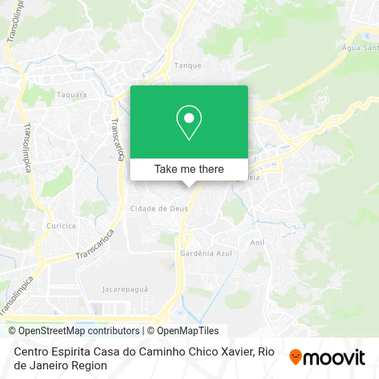 Centro Espirita Casa do Caminho Chico Xavier map