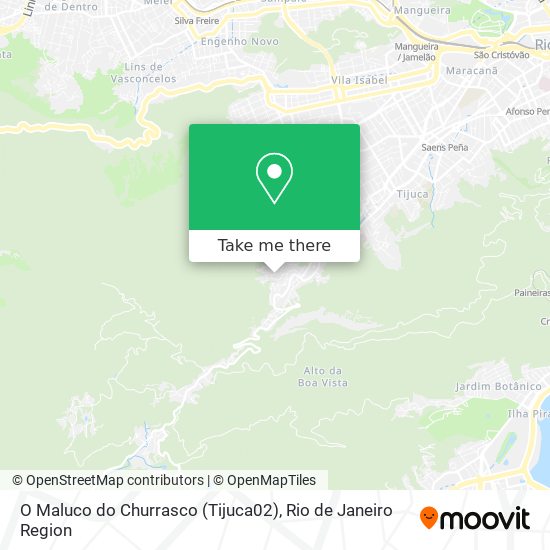 Mapa O Maluco do Churrasco (Tijuca02)