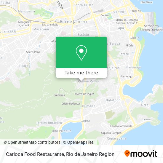 Mapa Carioca Food Restaurante