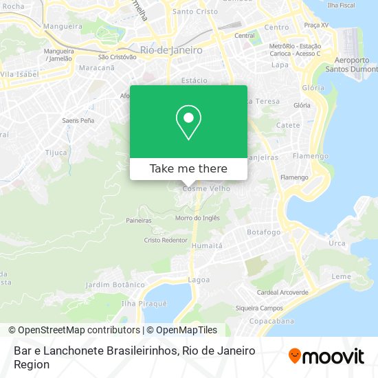 Bar e Lanchonete Brasileirinhos map