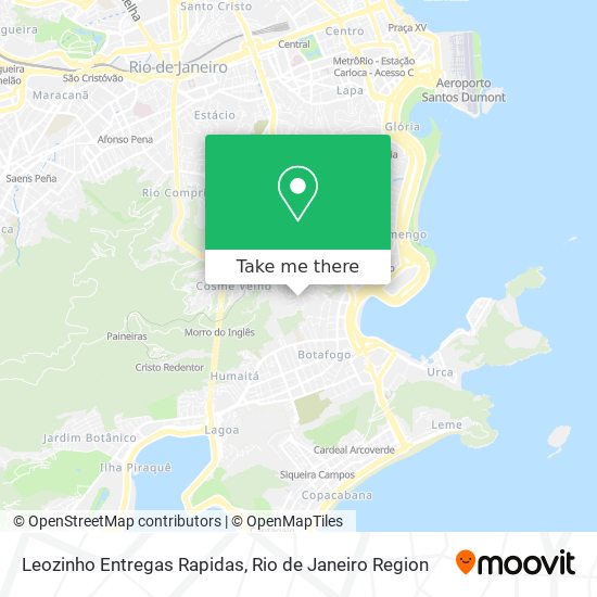 Mapa Leozinho Entregas Rapidas