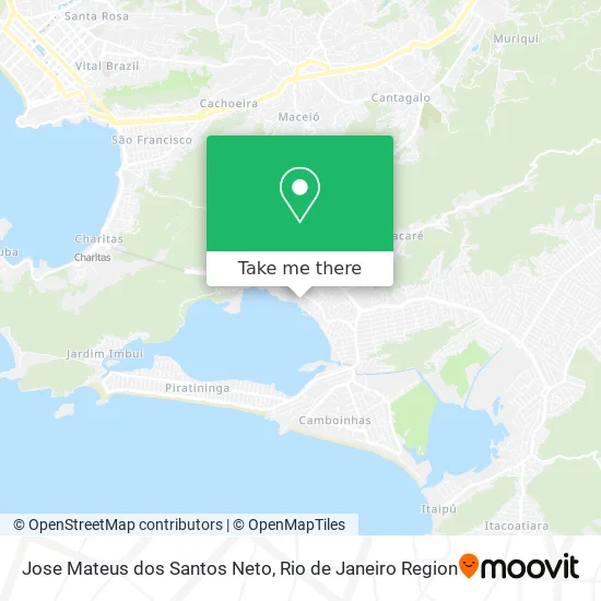 Jose Mateus dos Santos Neto map