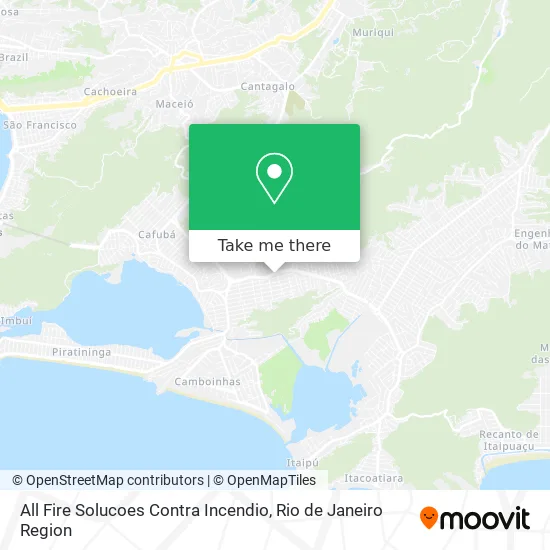 All Fire Solucoes Contra Incendio map