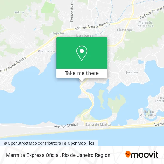 Marmita Express Oficial map
