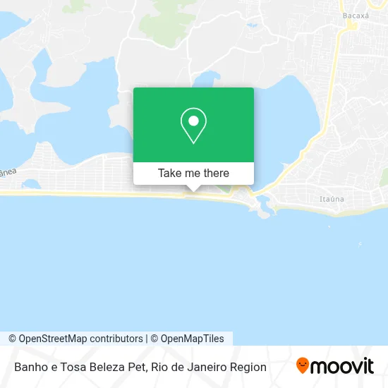 Banho e Tosa Beleza Pet map