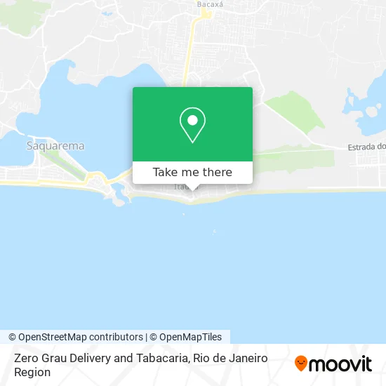 Zero Grau Delivery and Tabacaria map