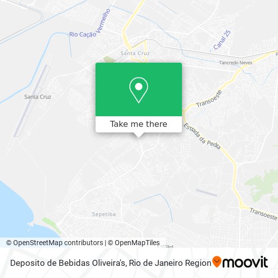 Deposito de Bebidas Oliveira's map