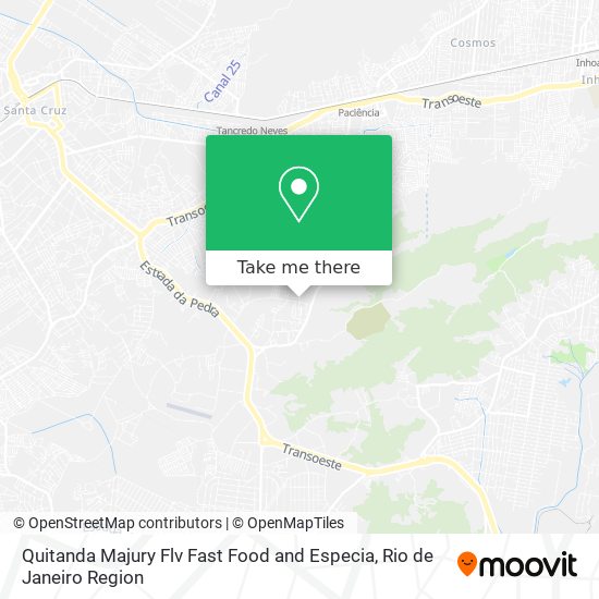 Quitanda Majury Flv Fast Food and Especia map