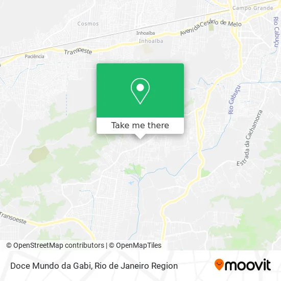 Doce Mundo da Gabi map