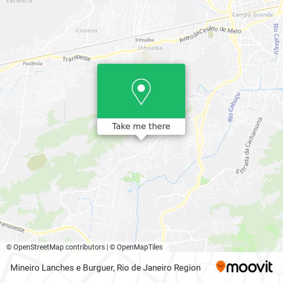 Mineiro Lanches e Burguer map