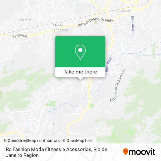 Rc Fashion Moda Fitness e Acessorios map