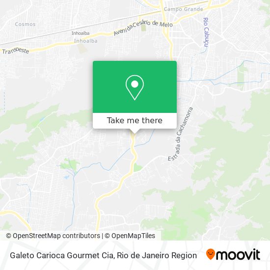 Galeto Carioca Gourmet Cia map