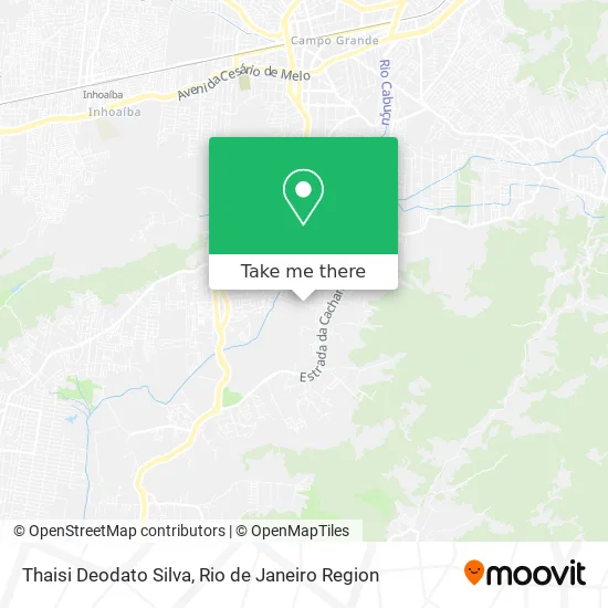 Thaisi Deodato Silva map