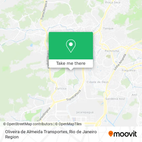 Oliveira de Almeida Transportes map