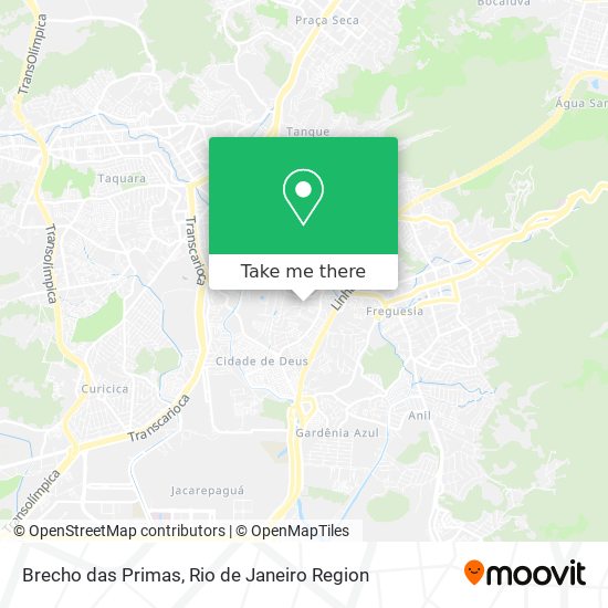 Brecho das Primas map