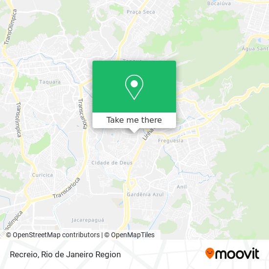 Recreio map