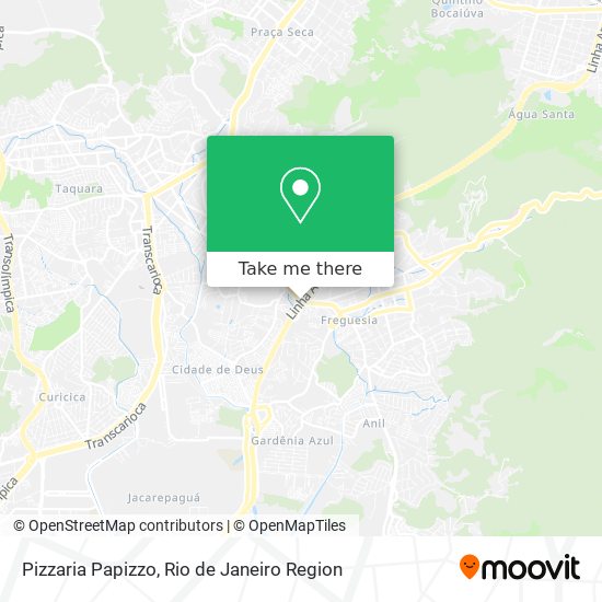 Pizzaria Papizzo map
