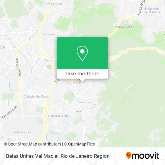 Belas Unhas Val Maciel map