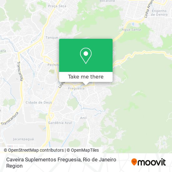 Caveira Suplementos Freguesia map