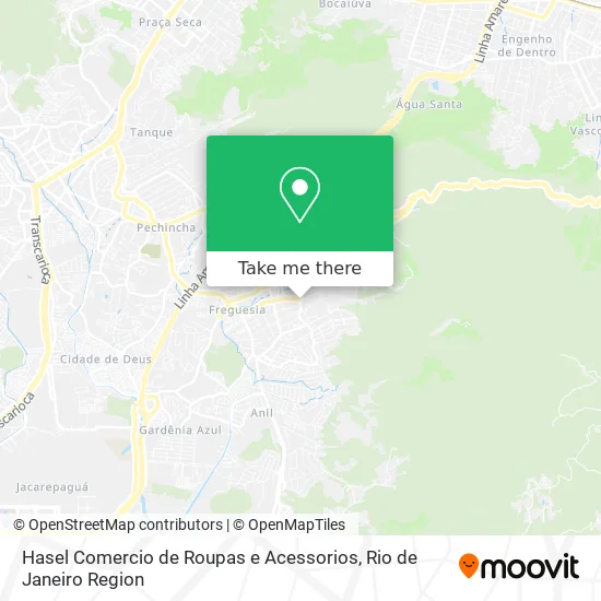 Hasel Comercio de Roupas e Acessorios map