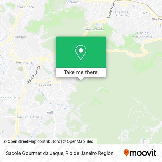 Mapa Sacole Gourmet da Jaque
