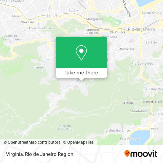 Mapa Virginia