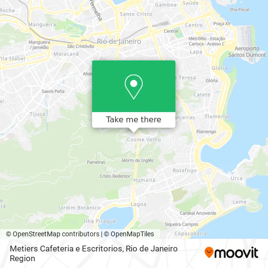Metiers Cafeteria e Escritorios map