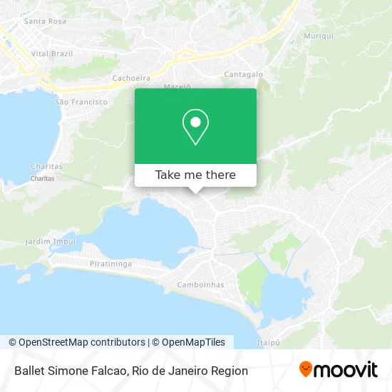 Ballet Simone Falcao map