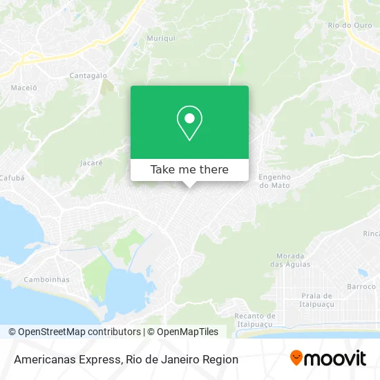 Americanas Express map