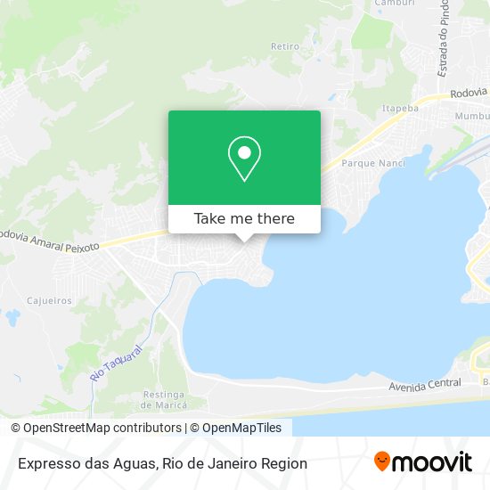 Expresso das Aguas map