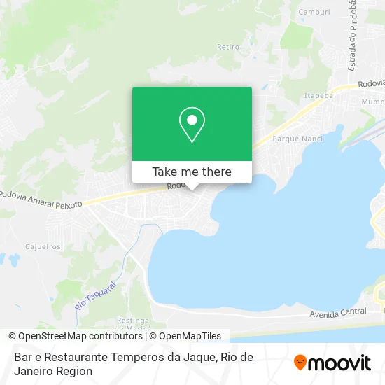 Bar e Restaurante Temperos da Jaque map