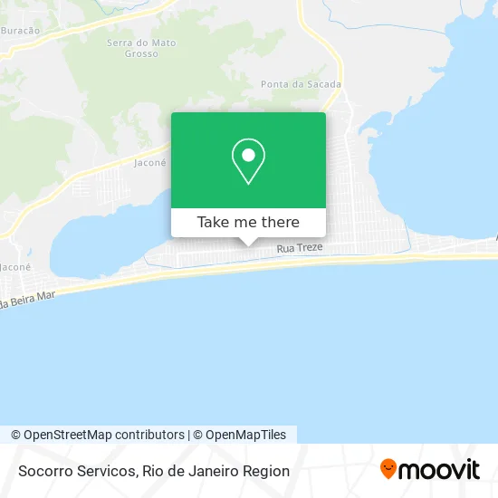 Socorro Servicos map