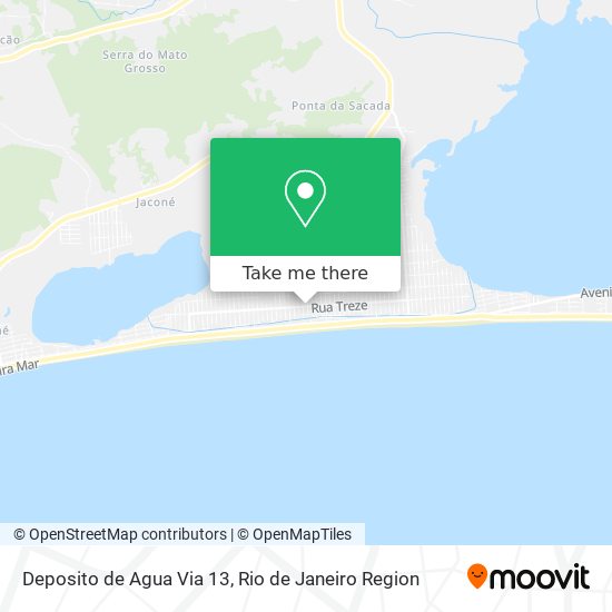 Deposito de Agua Via 13 map