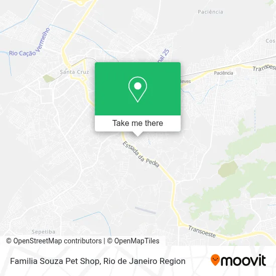 Familia Souza Pet Shop map