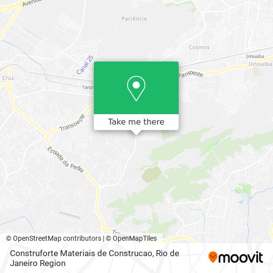 Construforte Materiais de Construcao map