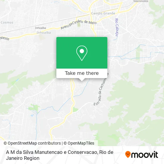 A M da Silva Manutencao e Conservacao map