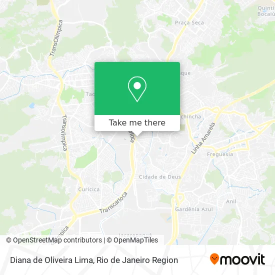 Diana de Oliveira Lima map