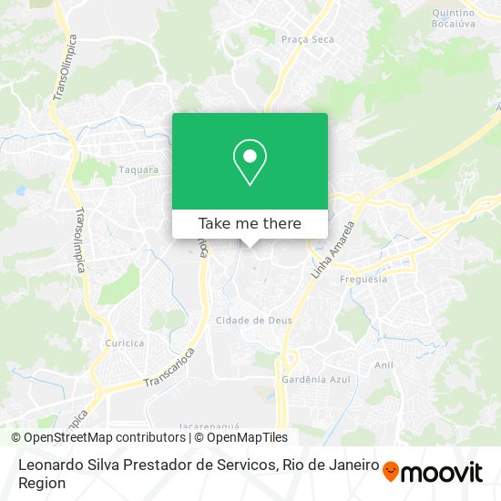 Mapa Leonardo Silva Prestador de Servicos